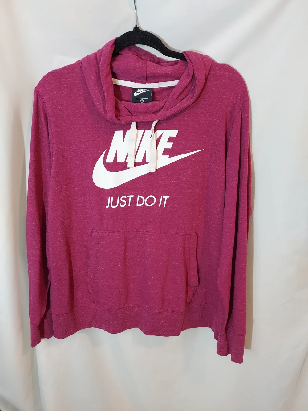 Nike Sportswear Gym Vintage HBR Pullover Hoodie Magenta Pink 1X